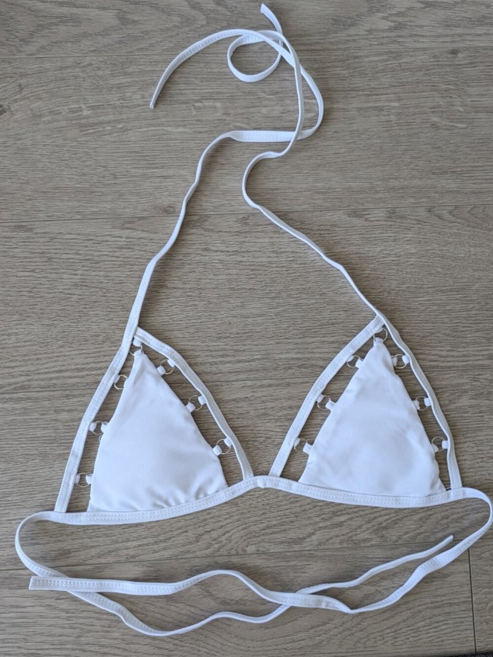 NWT Feral Intent White Cutout Bikini | Medium